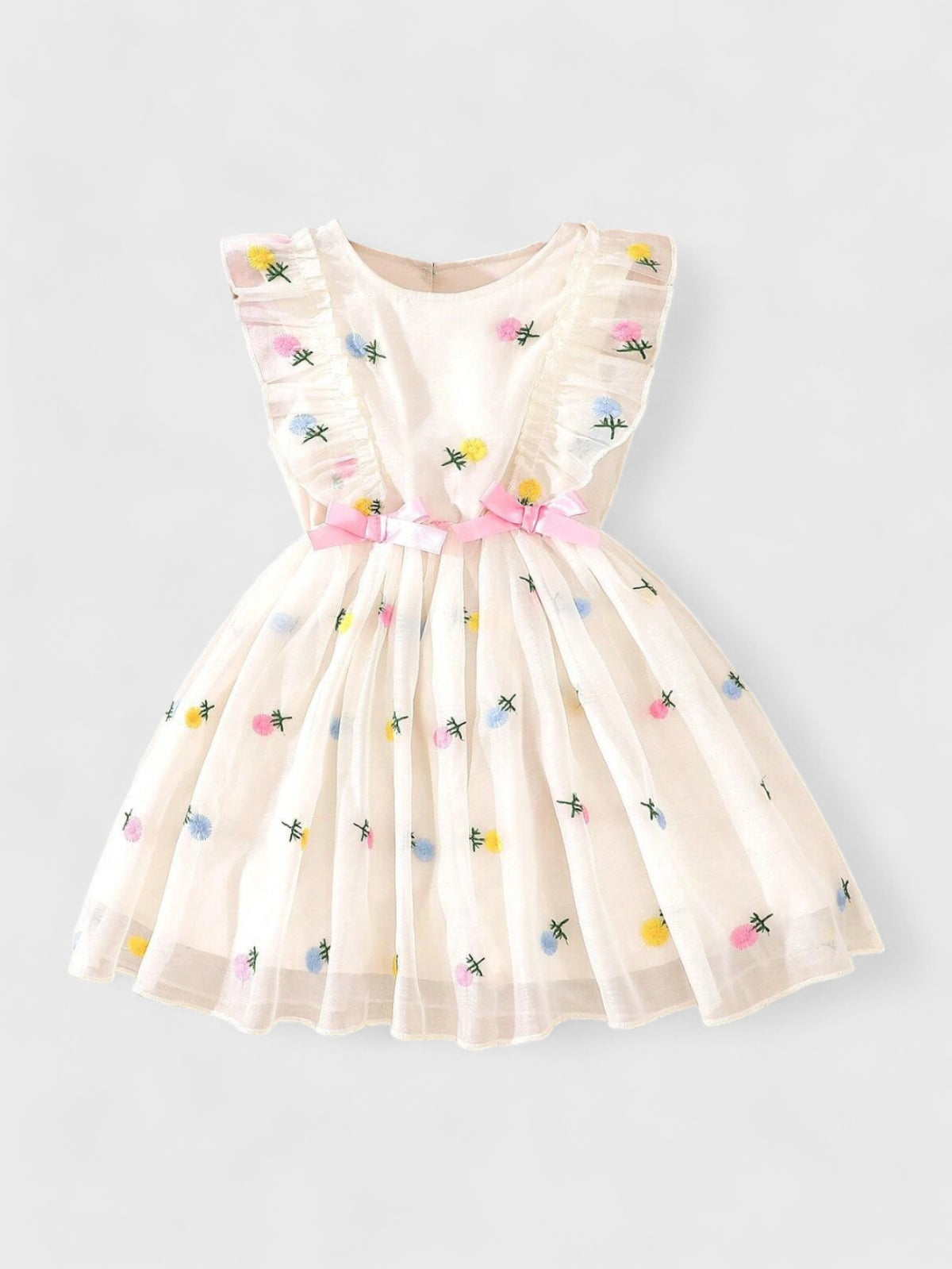 2 Pc Baby Girl Dandelions Dress