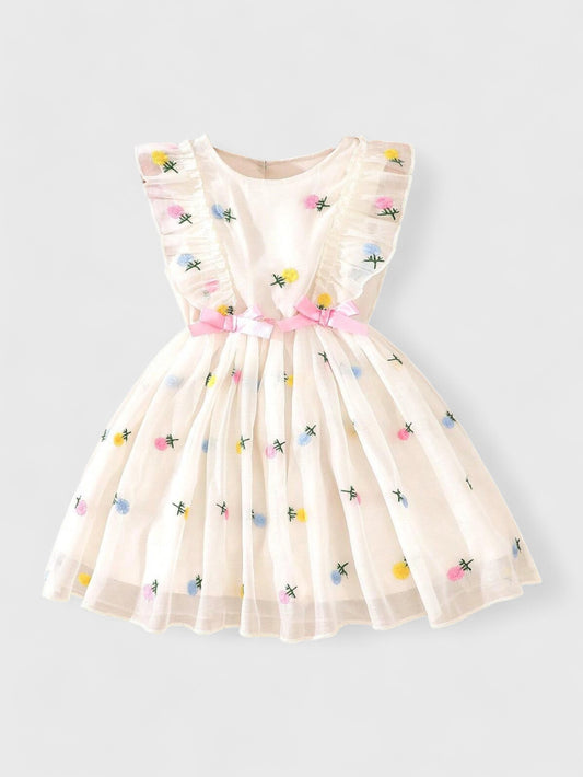 2 Pc Baby Girl Dandelions Dress