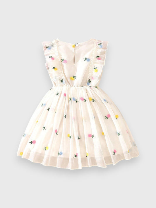 2 Pc Baby Girl Dandelions Dress