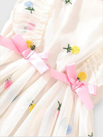 2 Pc Baby Girl Dandelions Dress