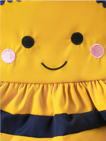 Baby Girl Bumble Bee Cami Dress