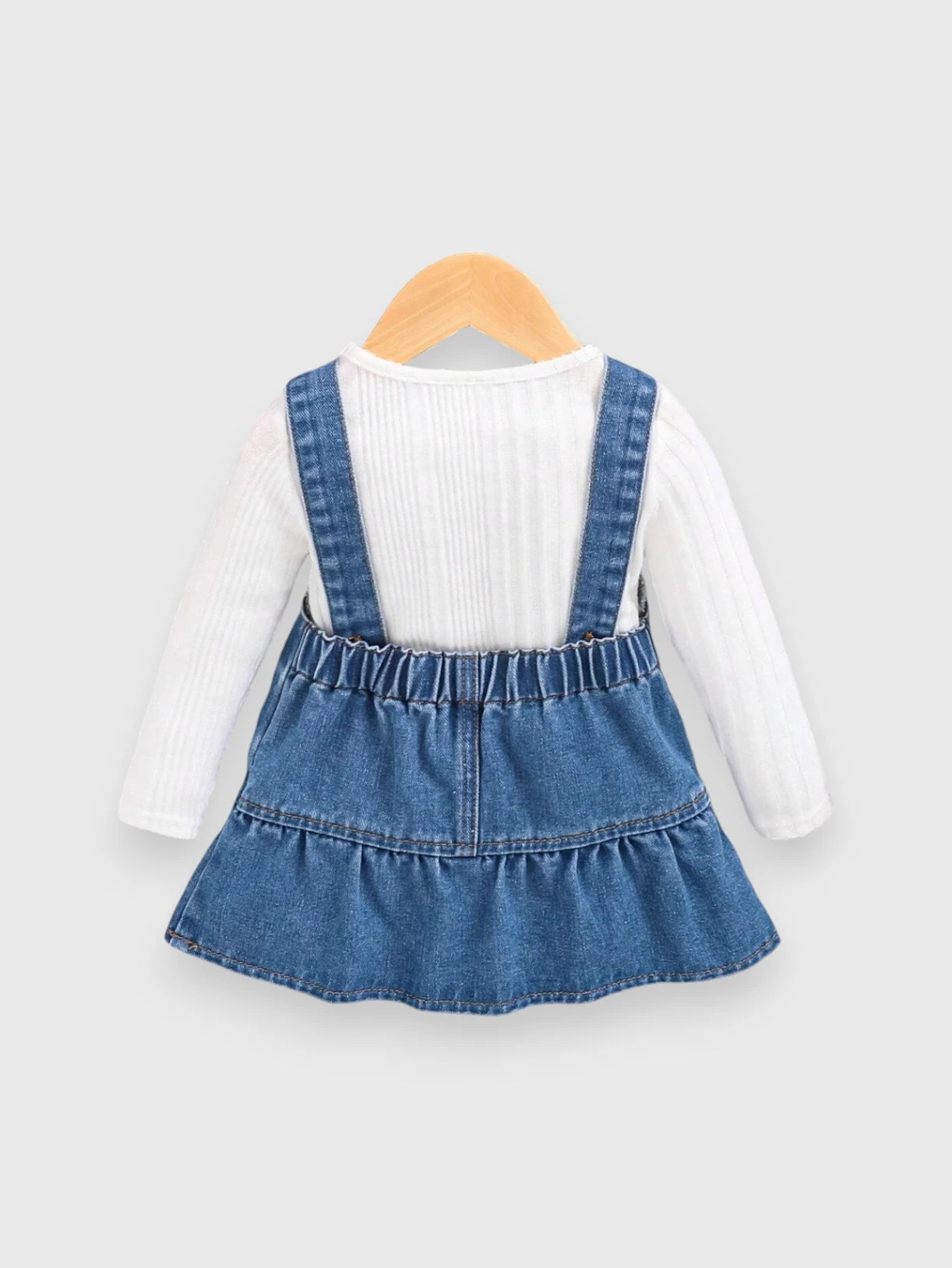 Baby Girl Denim Overall Dress 6-9 months / Medium Baby Girl Denim Overall Dress 6-9 months / Medium