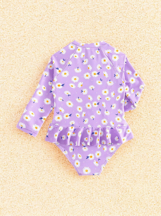 Baby Girl Daisy One Piece Swimsuit