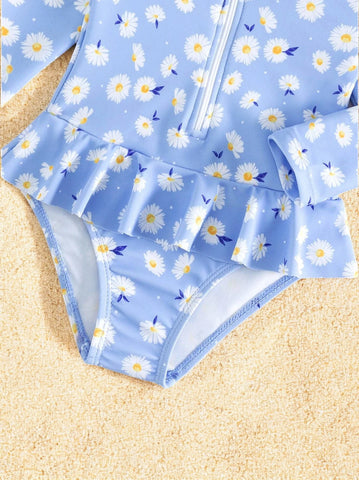 Baby Girl Daisy One Piece Swimsuit