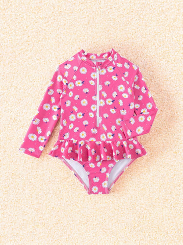 Baby Girl Daisy One Piece Swimsuit