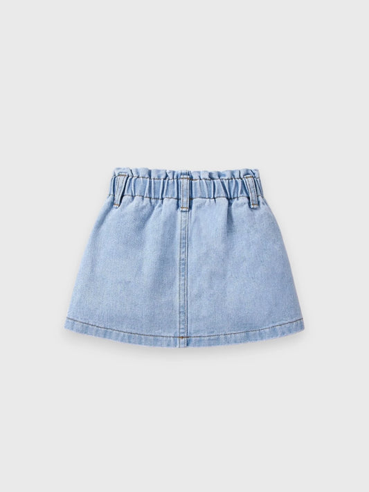 Baby Girl Daisy Denim Skirt