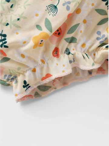 2 Pc Watercolor Floral Print Set