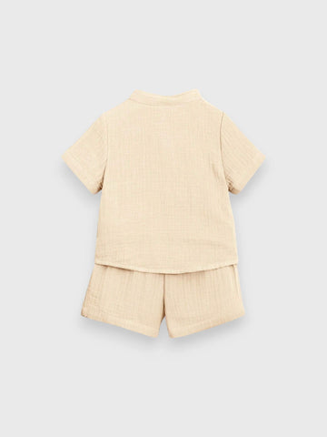 2 Piece Baby Boy Cotton Vacay Set