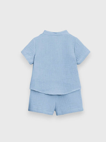 2 Piece Baby Boy Cotton Vacay Set