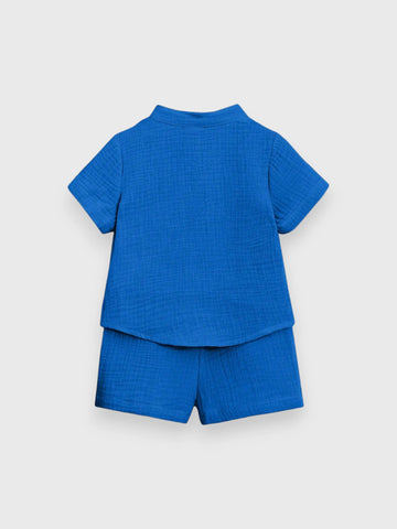 2 Piece Baby Boy Cotton Vacay Set