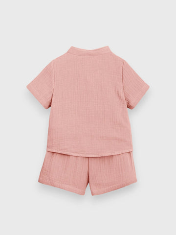 2 Piece Baby Boy Cotton Vacay Set