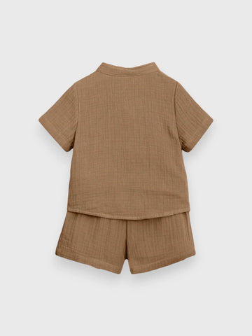 2 Piece Baby Boy Cotton Vacay Set