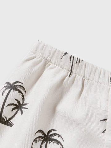 Baby Boy Coconut Shirt Short Set