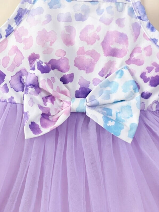 Baby Girl Cheetah Tulle Skirt Dress