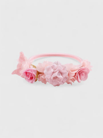 3 Pc Baby Girl Bow, Flower, Butterfly Headband Set