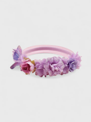 3 Pc Baby Girl Bow, Flower, Butterfly Headband Set