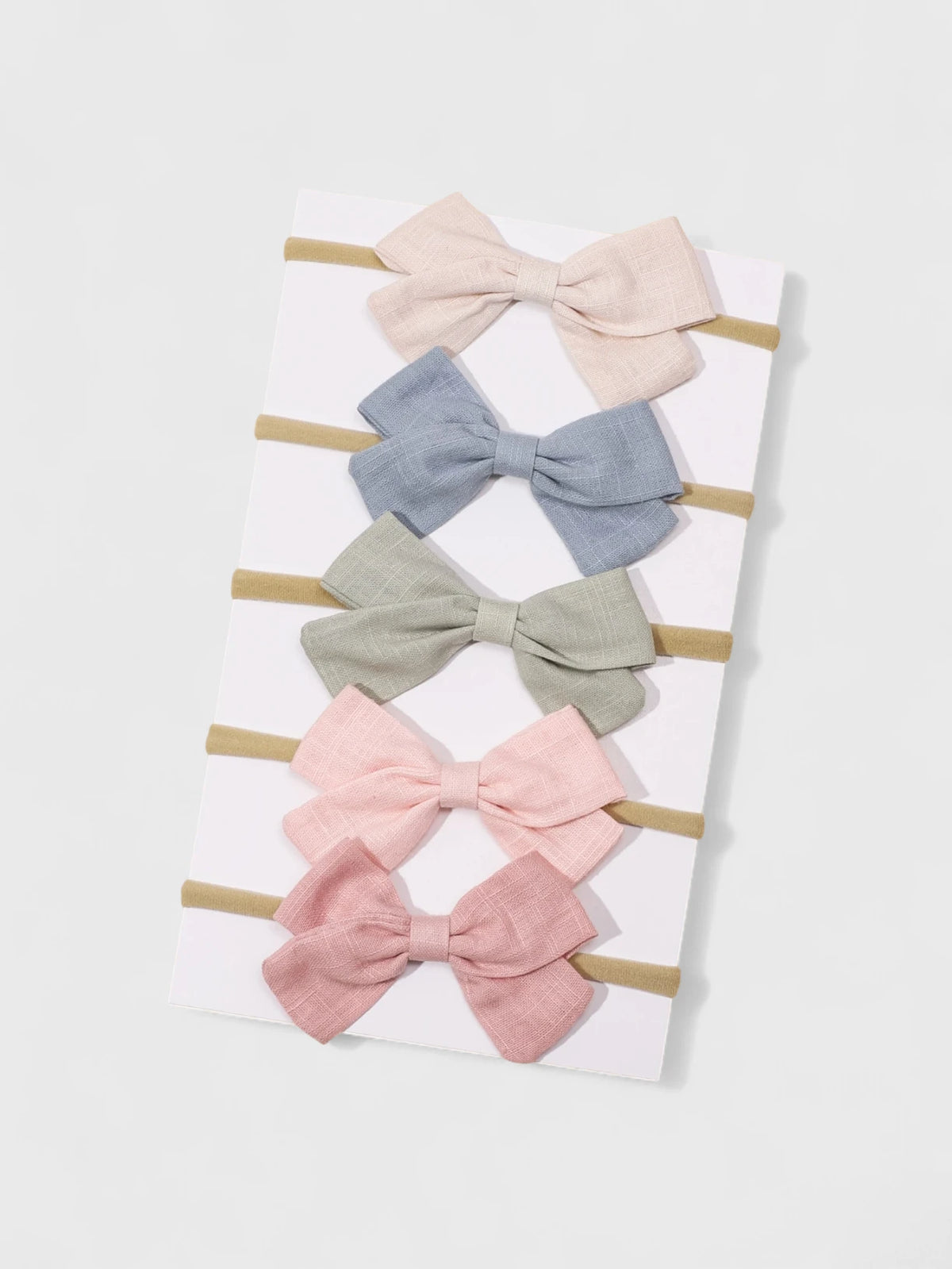 5 Pc Baby Girl Bows Set