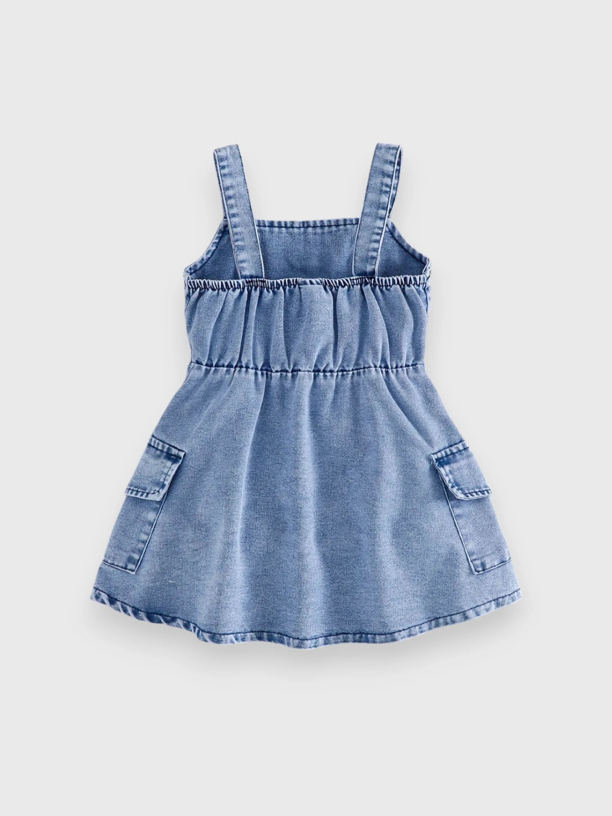 denim cargo dress Kendal, Sleeveless Denim Cargo Midi Dress Small (0/2)