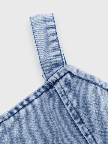 Baby Girl Cargo Pocket Denim Dress