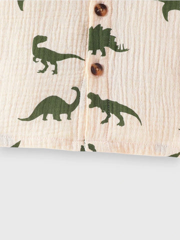 2 Pcs Baby Boy Dinosaur Summer Set