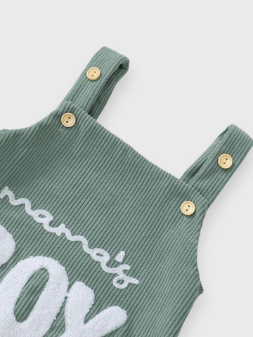 Baby Boy "Mama's Boy" Corduroy Bodysuit