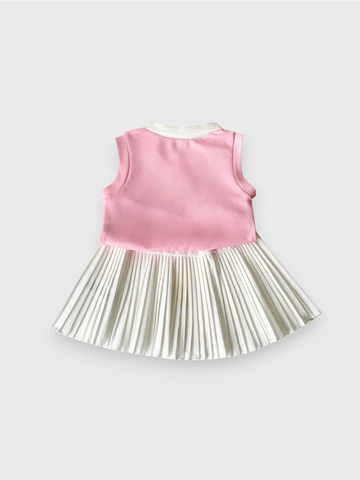 2 Pc Baby Girl Tennis Pleat Skirt Set