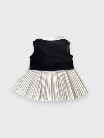 2 Pc Baby Girl Tennis Pleat Skirt Set