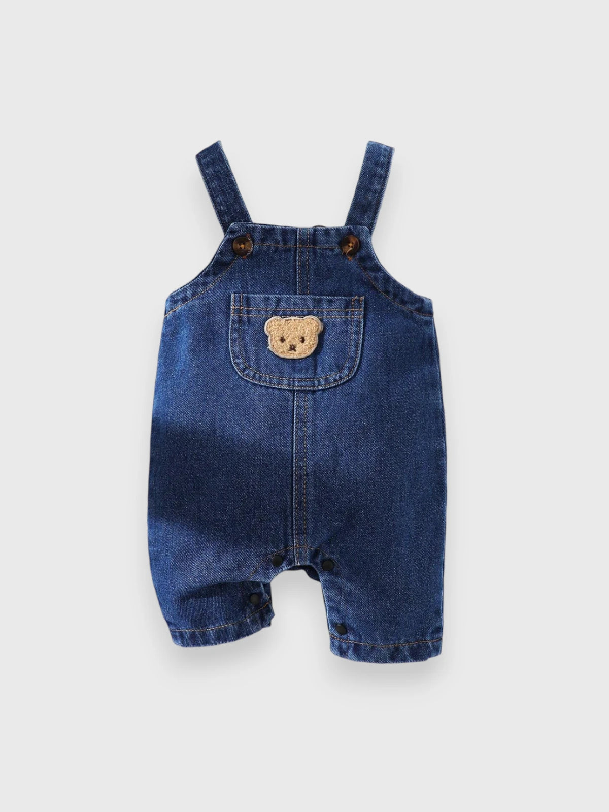 CL-Baby Bear Patch Denim Overall