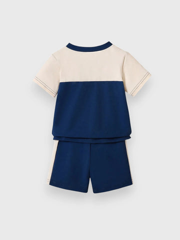 2 Piece Baby Boy V-Neck Sports Sets