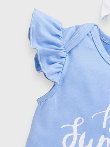 3 Pc Baby Girl Hello Summer Set
