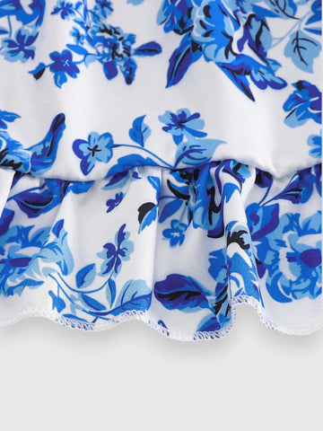2 Pc Baby Girl Amalfi Floral Dress with Hat
