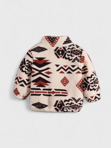 CL-Baby Fleece Navajo Print Zip Up Jacket