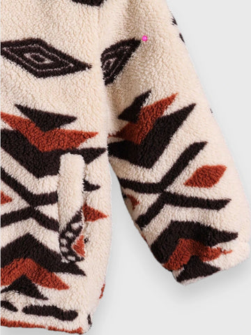 CL-Baby Fleece Navajo Print Zip Up Jacket