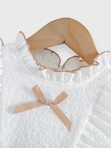 CL-Baby Girl Ruffle Blouse and Corduroy Skirt