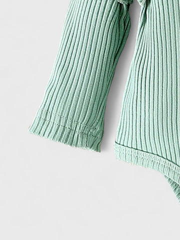 CL-3 Pc Baby Girl Ribbed Flare Pants Set