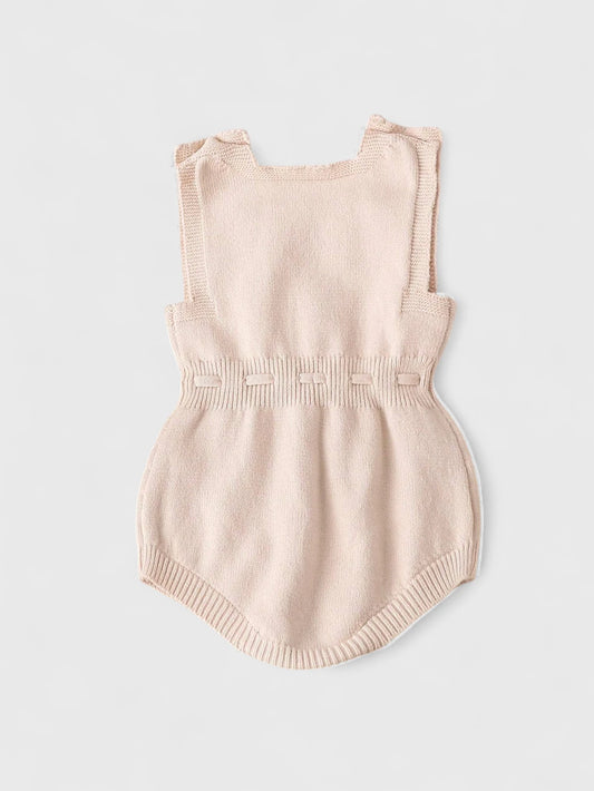 Baby Girl Pom Pom Knitted Bodysuit