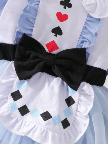 2 Pcs Baby Girl Alice Costume