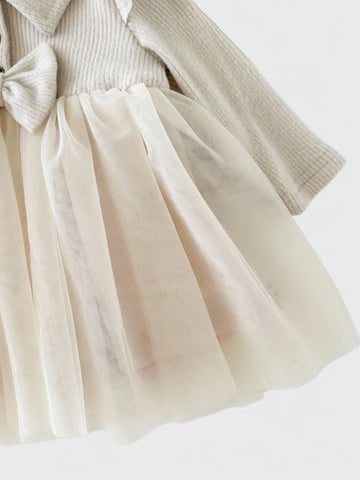 Baby Girl Long Sleeve Tulle Dress