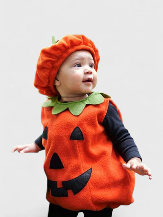 2 Pc Baby Pumpkin Costume with Hat
