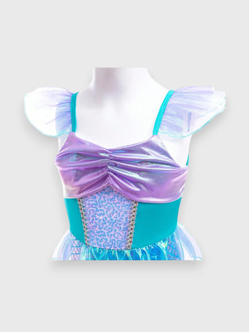 Girls Metallic Mermaid Costume