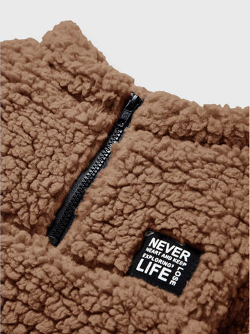 Baby Fleece Sherpa Quarter Zip Set