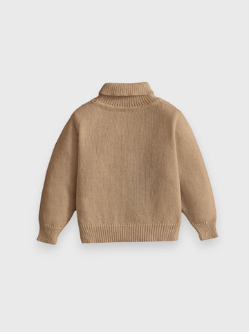 Baby Cable Knit Turtle Sweater