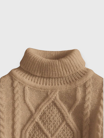 Baby Cable Knit Turtle Sweater