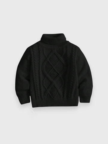 Baby Cable Knit Turtle Sweater