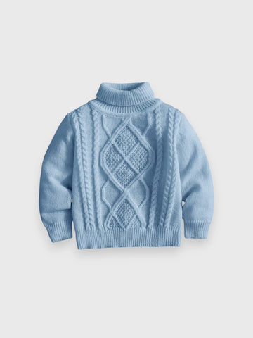 Baby Cable Knit Turtle Sweater