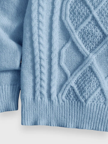 Baby Cable Knit Turtle Sweater