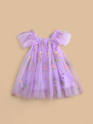 Girl Butterfly Wings Tulle Dress