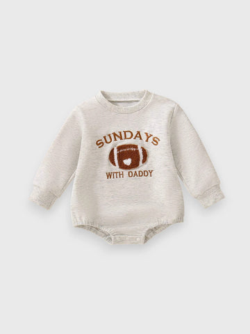 Baby Football with Daddy Bodysuit