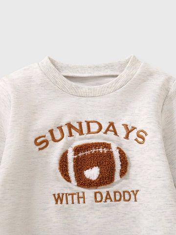 Baby Football with Daddy Bodysuit