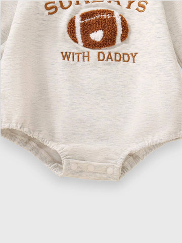 Baby Football with Daddy Bodysuit